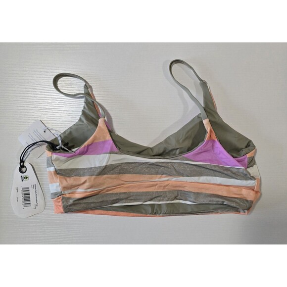 NWT PrAna Women's Size Small Bikini Top Willow Falls/ Reversible Quick Drying - Picture 3 of 9
